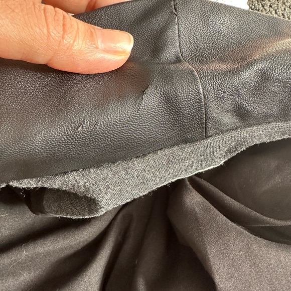 Dynamite blazer dark grey with leather neckline size Small - Picture 10 of 11